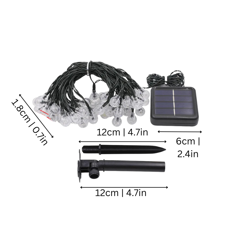 GlowTrail | Solarbetriebene Kugellichter für Garten & Balkon Decorique.de