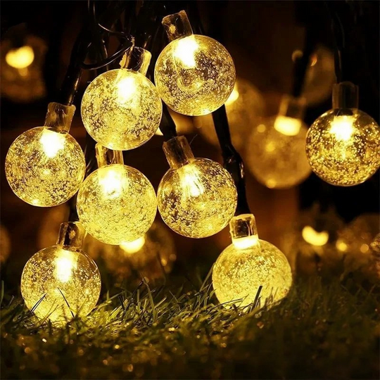 GlowTrail | Solarbetriebene Kugellichter für Garten & Balkon Warmweiß Decorique.de