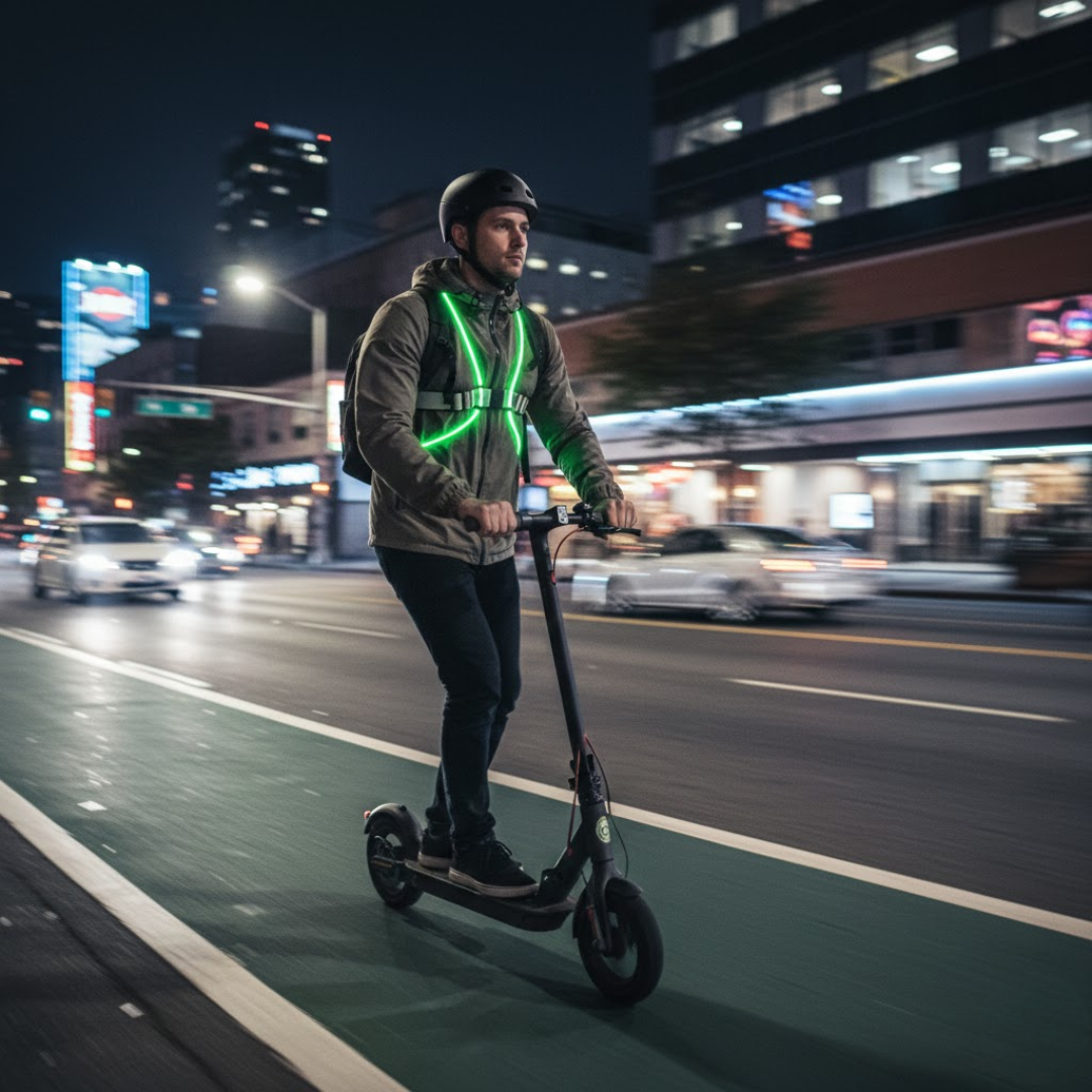 GlowVest | Laufweste – Wasserdichte Weste mit LED-Lichtern Decorique.de