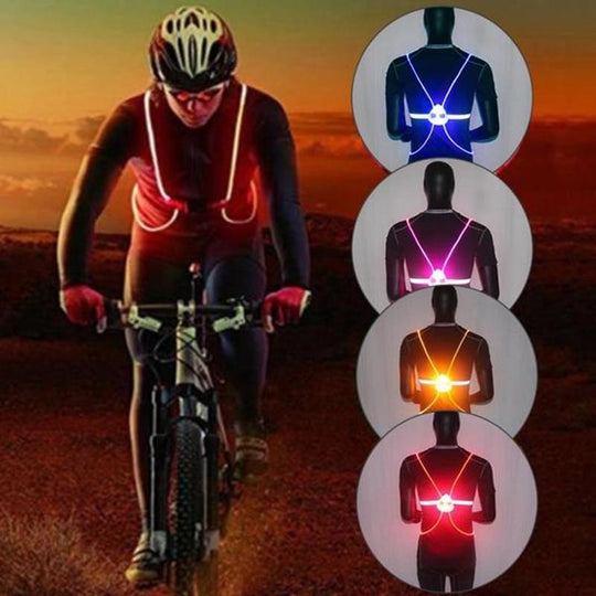 GlowVest | Laufweste – Wasserdichte Weste mit LED-Lichtern Decorique.de