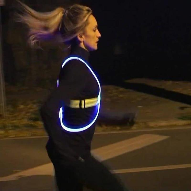 GlowVest | Laufweste – Wasserdichte Weste mit LED-Lichtern Decorique.de