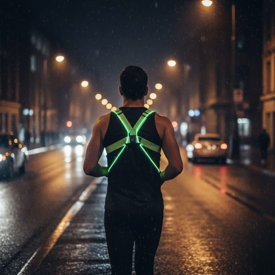 GlowVest | Laufweste – Wasserdichte Weste mit LED-Lichtern Decorique.de