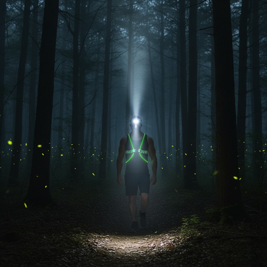 GlowVest | Laufweste – Wasserdichte Weste mit LED-Lichtern Decorique.de