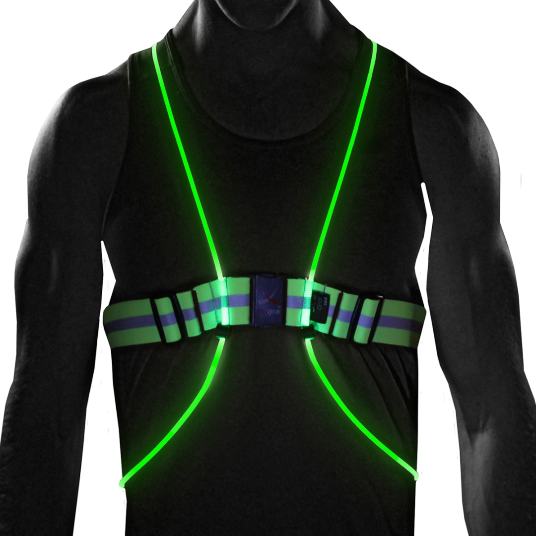 GlowVest | Laufweste – Wasserdichte Weste mit LED-Lichtern Decorique.de