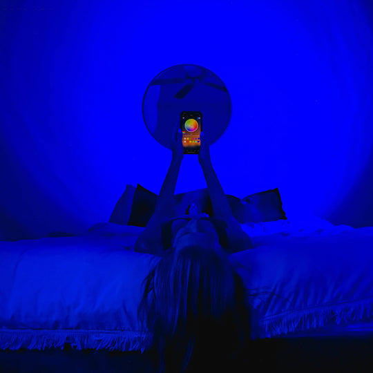 GoldenGleam | LED Sonnenuntergangslicht Projektionslampe Decorique.de