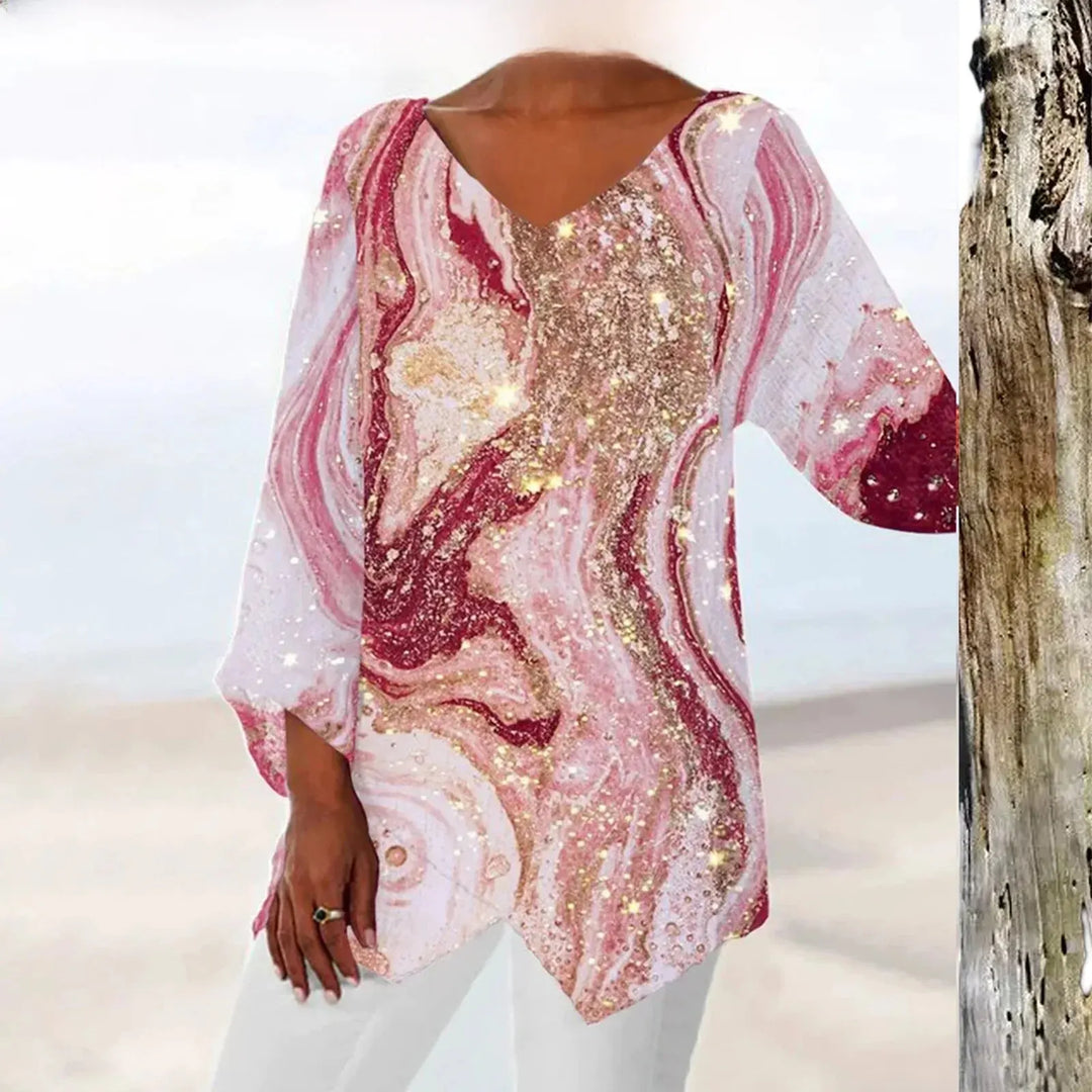 Grace | Elegantem Vintage-Oberteil | Damen Rosa Decorique.de