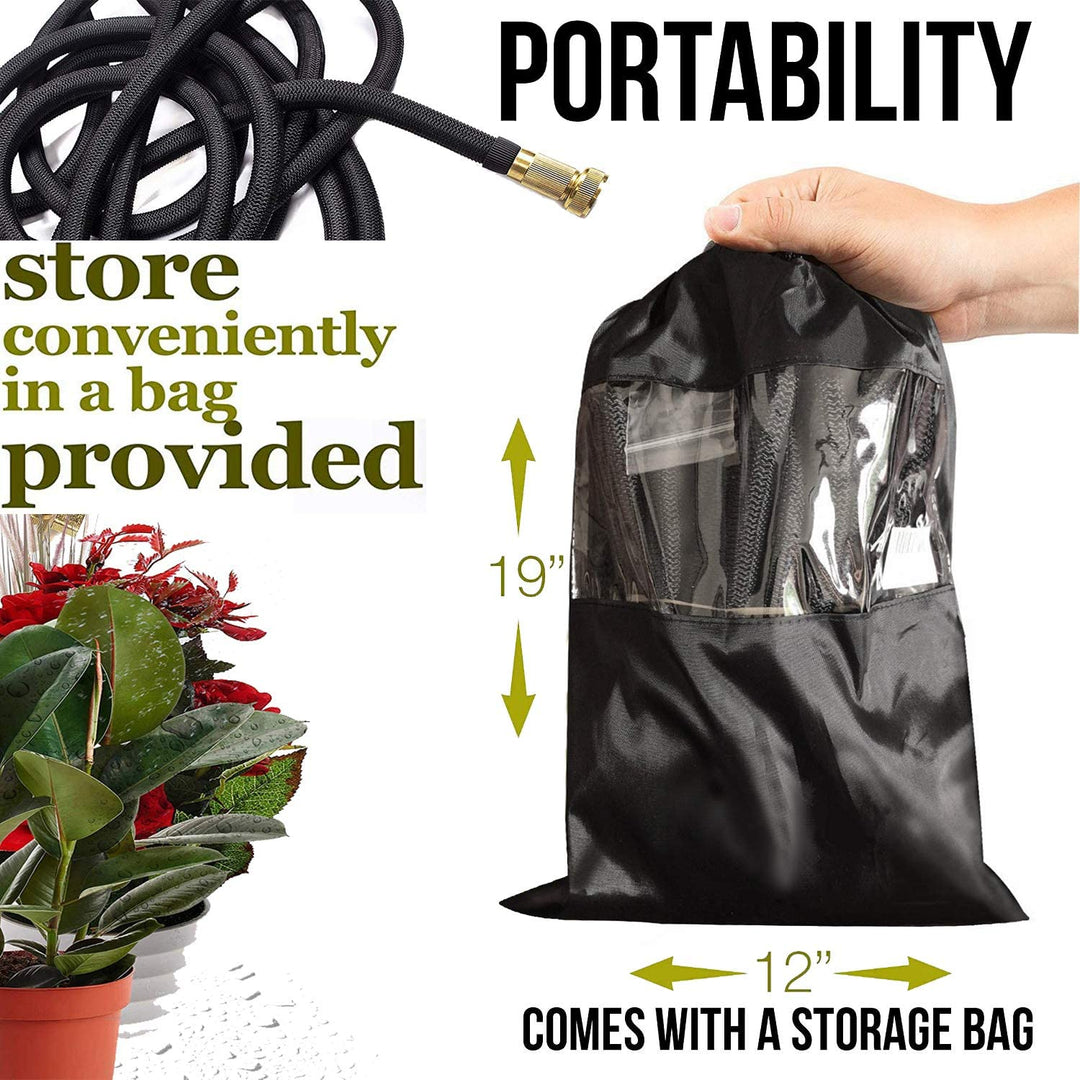 GreenFlex | Flexibler Gartenschlauch mit Aufbewahrungstasche Decorique.de