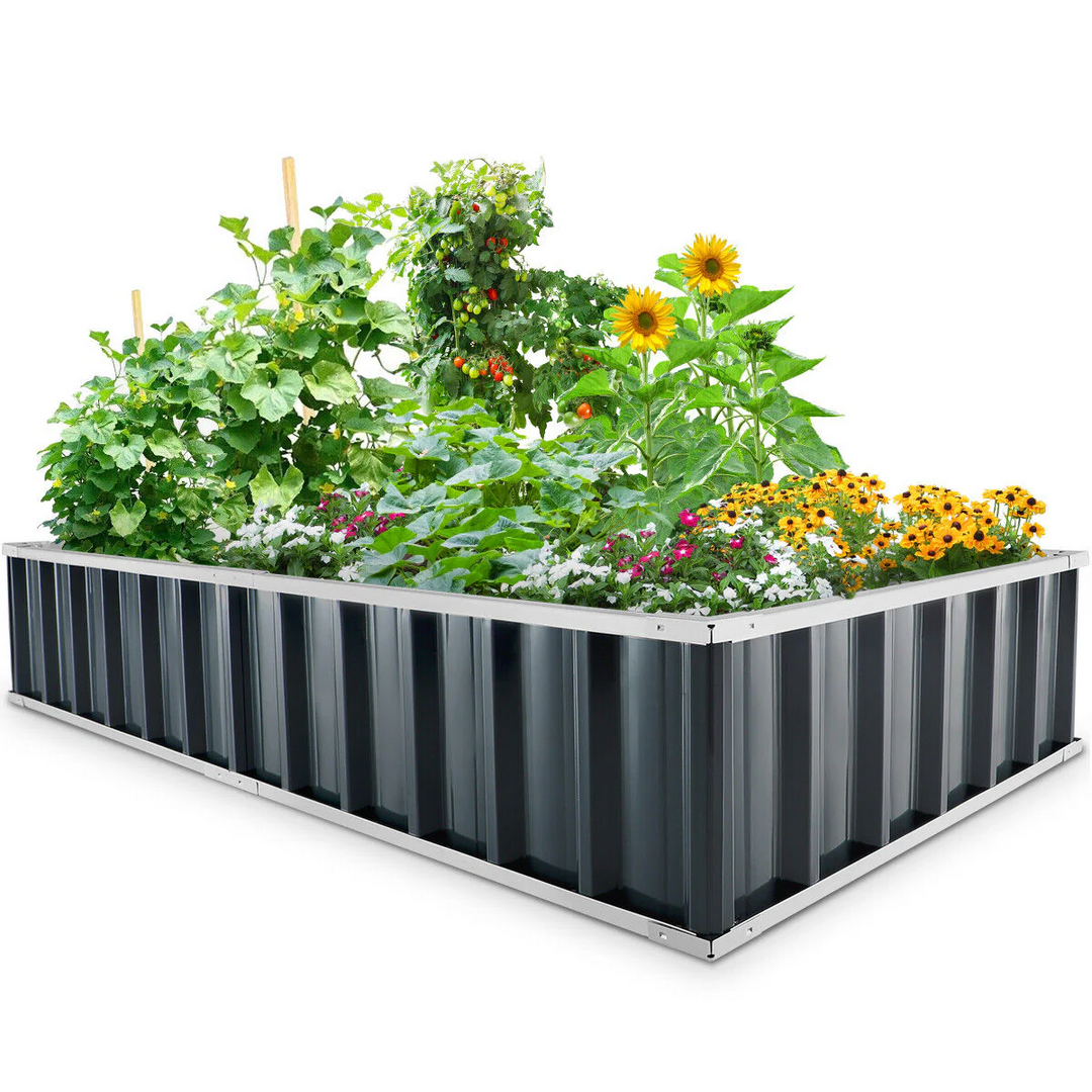GrowBox | Robustes Hochbeet aus Stahl für Gemüse & Blumen Decorique.de