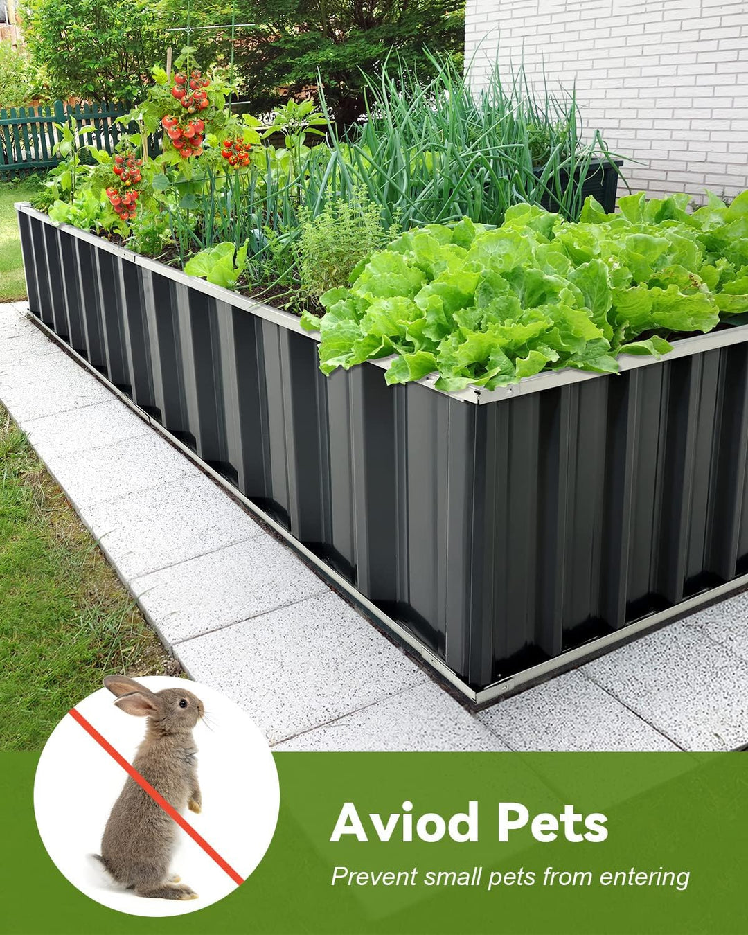 GrowBox | Robustes Hochbeet aus Stahl für Gemüse & Blumen Decorique.de
