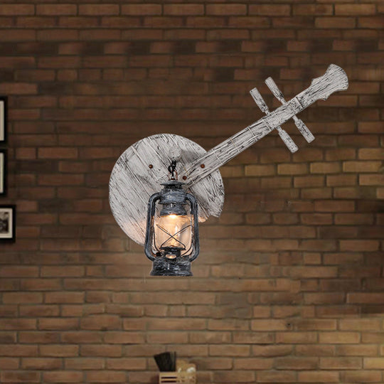 GuitarGlow | Vintage Gitarre Wandleuchte Decorique.de