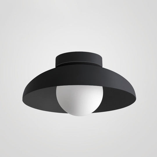 HaikuShine | Dezente Semi-Flush Lampe im Zen-Design Schwarz 230V Decorique.de