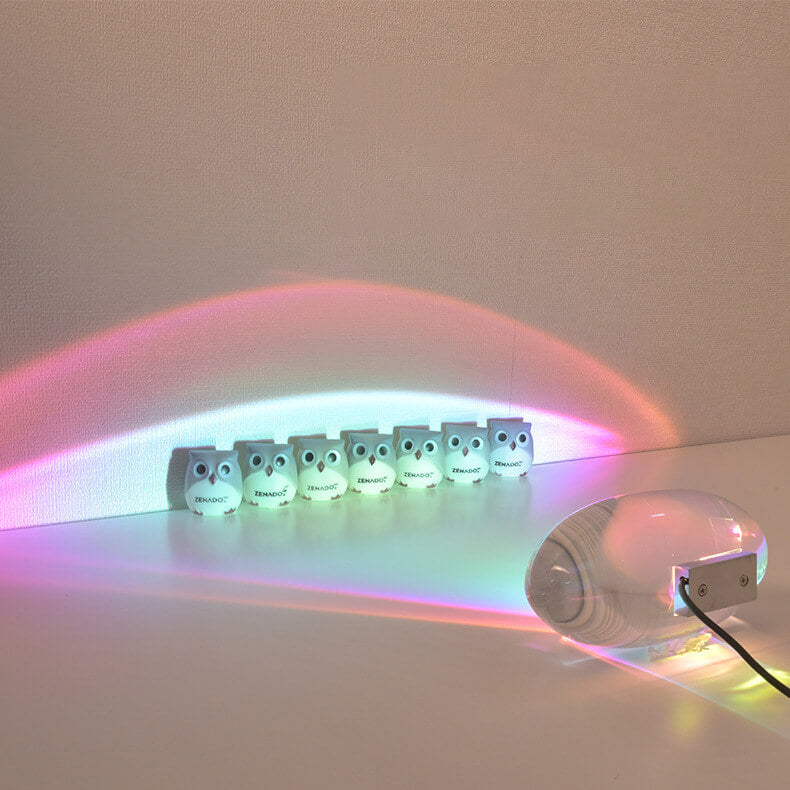 HaloCryst | Kreative Kristallprojektions-Engel-Augen-LED-Tischlampe Decorique.de