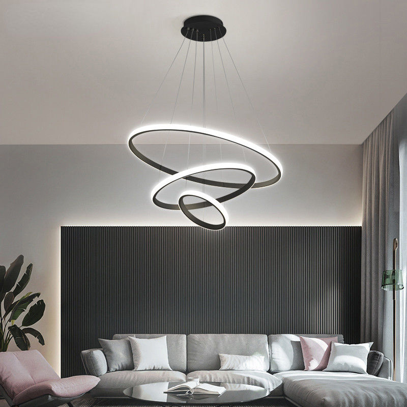 HaloForm | Elegante LED-Deckenleuchte mit 3 Ringen Decorique.de