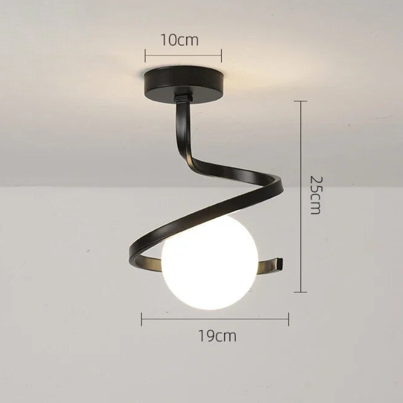 HaloLuxe | Stilvolle moderne Pendelleuchte für jede Einrichtung Schwarz Decorique.de