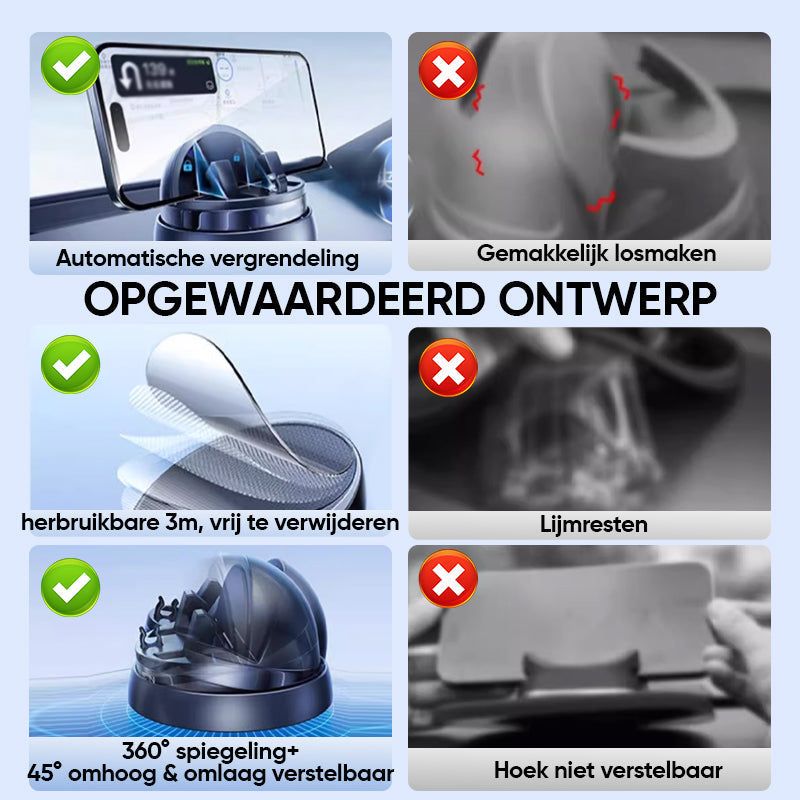 GripPro | 360° Drehbare Handyhalterung fürs Auto