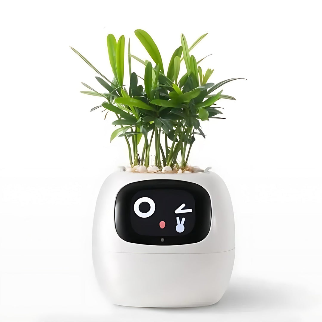 HappyIvy | SMART Blumentopf für automatische Pflanzenpflege Weiß Decorique.de