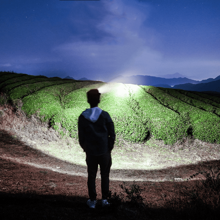 HeadGlow | Leistungsstarke USB wiederaufladbare Stirnlampe Decorique.de