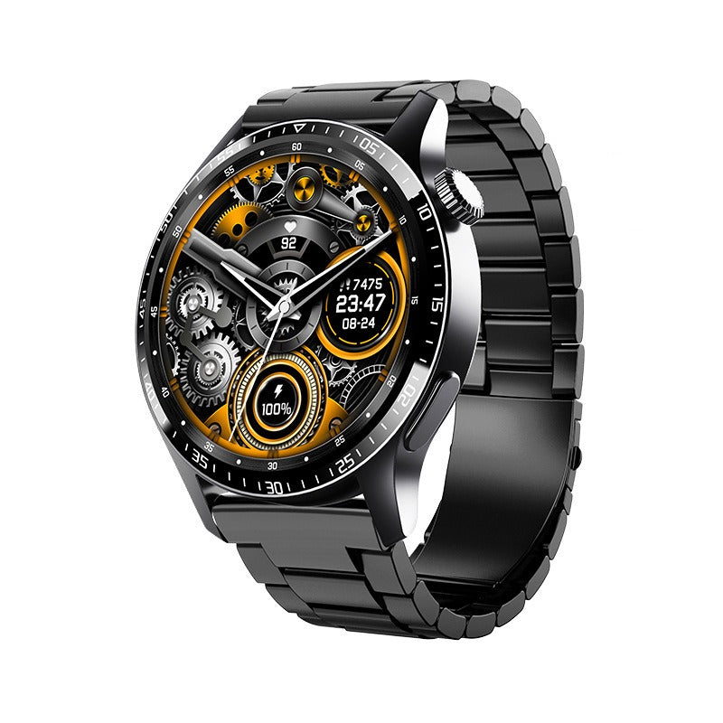 HealthSync | Fortschrittliche Smartwatch zur Gesundheitsüberwachung F207 Schwarzstahl Decorique.de