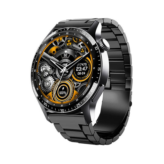 HealthSync | Fortschrittliche Smartwatch zur Gesundheitsüberwachung F207 Schwarzstahl Decorique.de