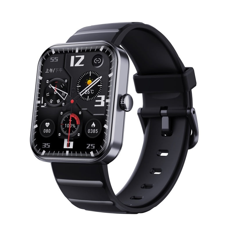 HealthSync | Fortschrittliche Smartwatch zur Gesundheitsüberwachung F21pro Schwarz Decorique.de