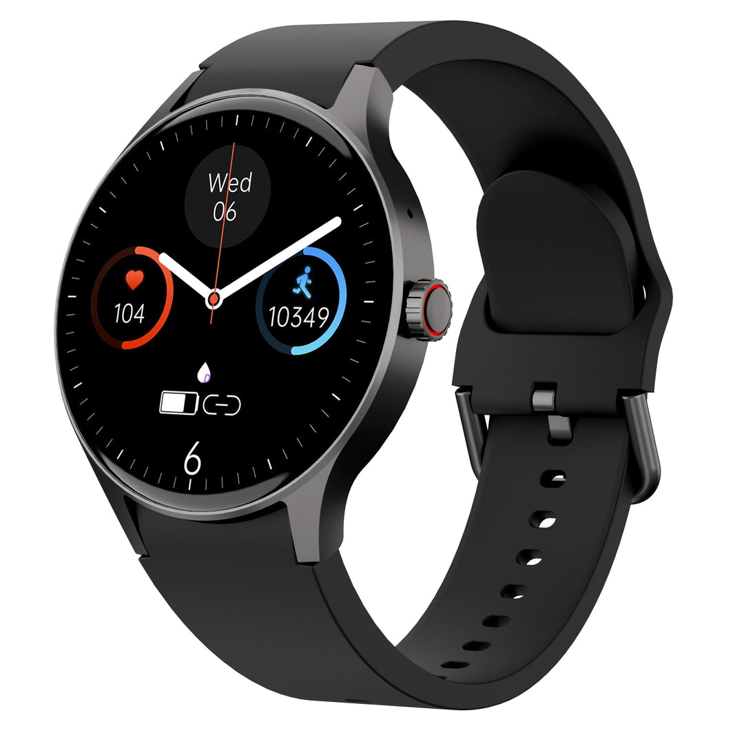 HealthSync | Fortschrittliche Smartwatch zur Gesundheitsüberwachung Y80 Schwarz Decorique.de