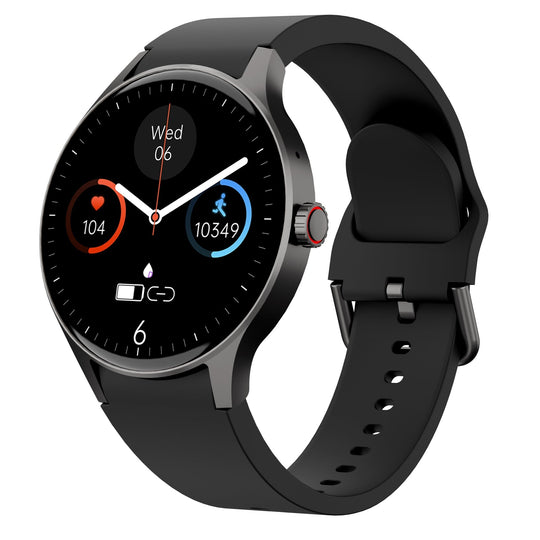 HealthSync | Fortschrittliche Smartwatch zur Gesundheitsüberwachung Y80 Schwarz Decorique.de