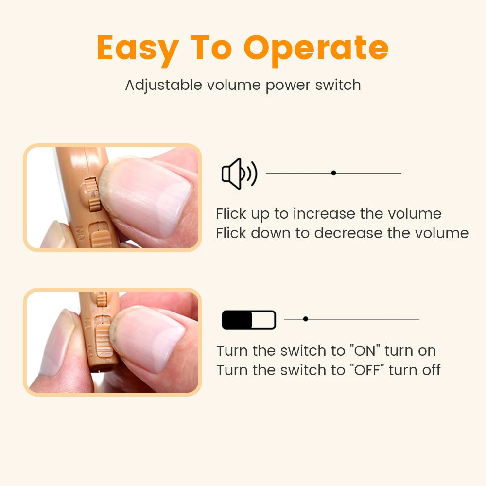 HearMax | Kompaktes Hörgerät mit Geräuschunterdrückung Decorique.de