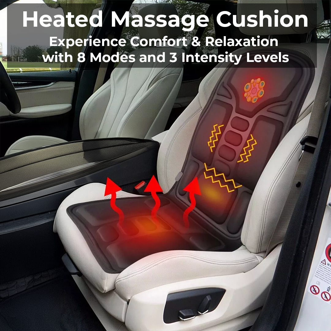 HeatRelax | Beheiztes Massagekissen für Stuhl & Auto Decorique.de