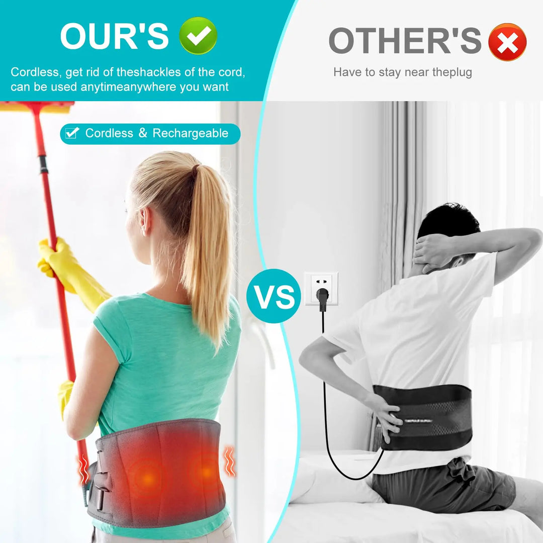 HeatRelief | Heizkissen & Massagegerät für den unteren Rücken Decorique.de