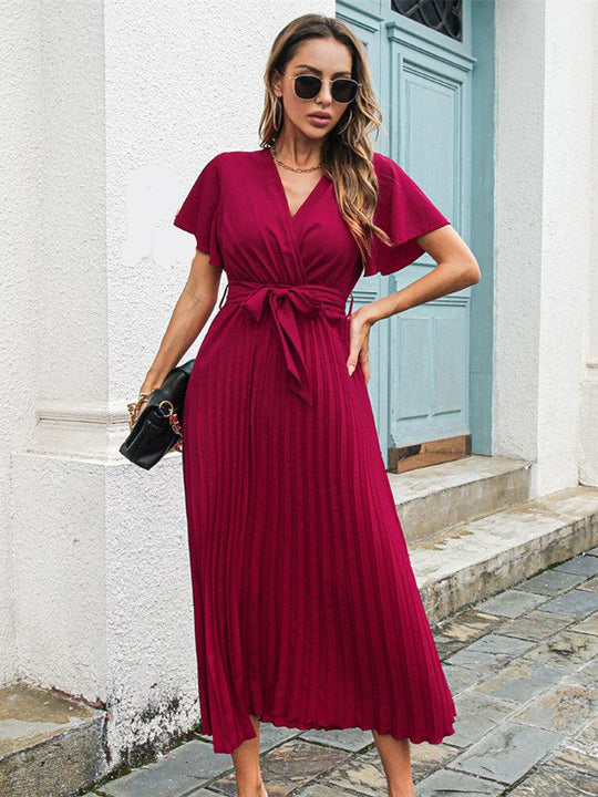 Helena | Damen Elegante Luftigekleid | Maxi Decorique.de