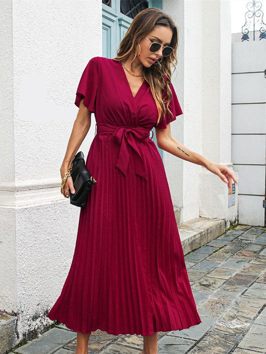 Helena | Damen Elegante Luftigekleid | Maxi Decorique.de