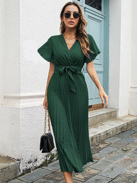 Helena | Damen Elegante Luftigekleid | Maxi Decorique.de