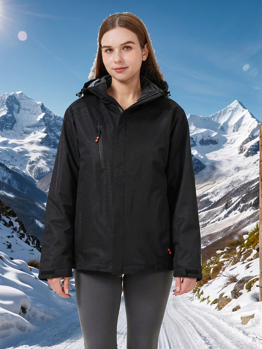 Helga | 3-in-1 Damen Skijacke – Abnehmbare Innenjacke Decorique.de