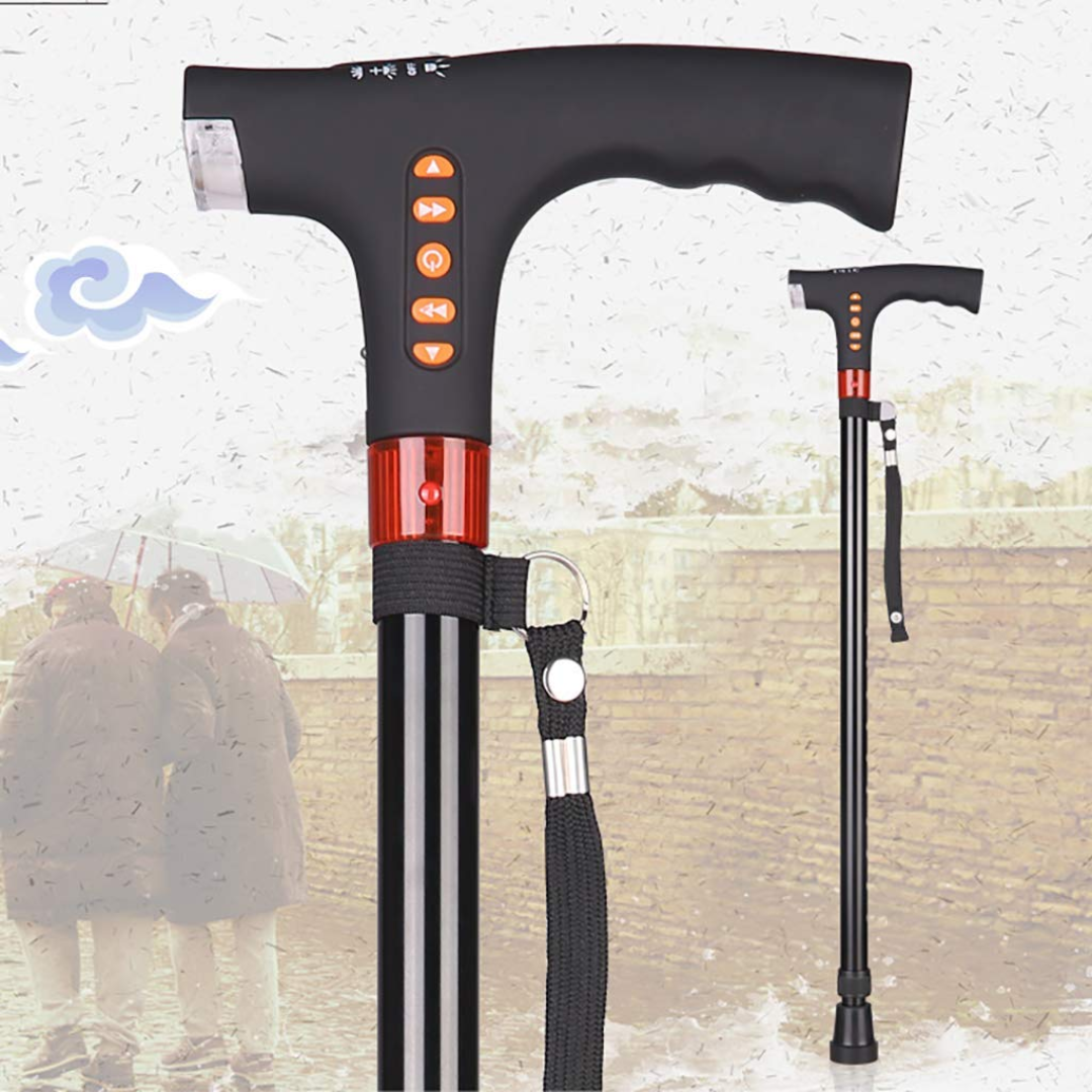 HelpStep | Intelligenter Spazierstock für ältere Menschen mit LED-Licht Decorique.de