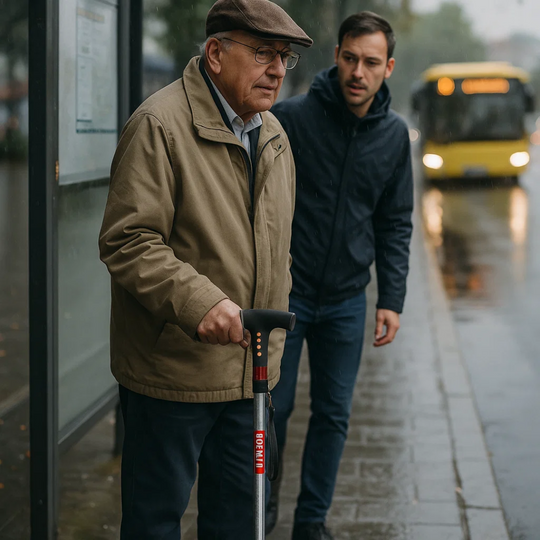 HelpStep | Intelligenter Spazierstock für ältere Menschen mit LED-Licht Decorique.de