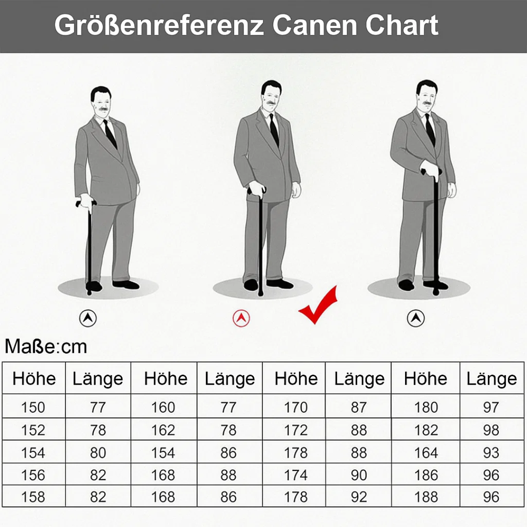 HelpStep | Intelligenter Spazierstock für ältere Menschen mit LED-Licht Decorique.de