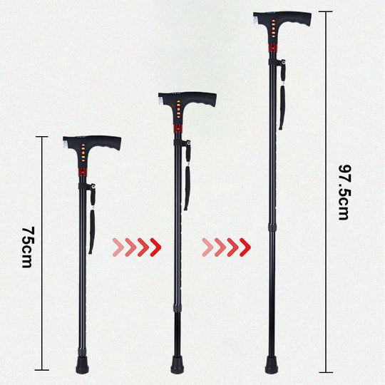 HelpStep | Intelligenter Spazierstock für ältere Menschen mit LED-Licht Decorique.de