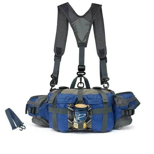 HikePouch | Multifunktionale Outdoor-Sport Hüfttasche - Gear Max Hüfttasche Blau Decorique.de