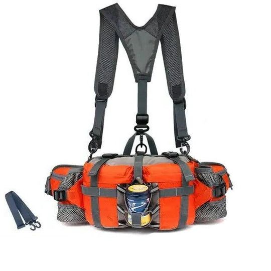 HikePouch | Multifunktionale Outdoor-Sport Hüfttasche - Gear Max Hüfttasche Orange Decorique.de