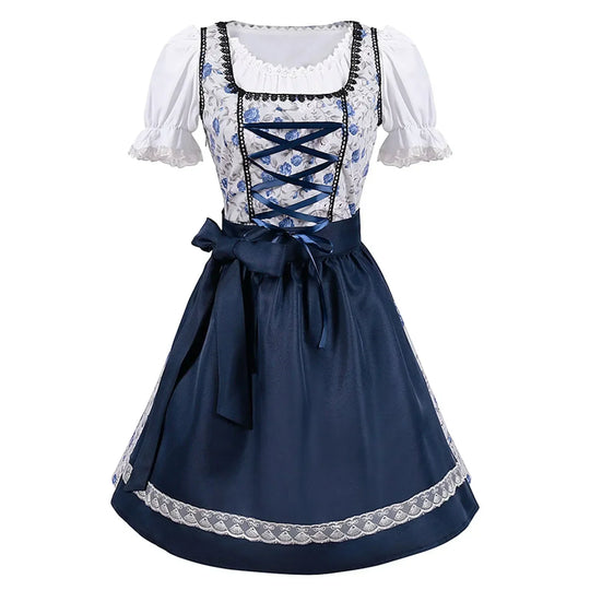HimmelTraum | Damen-Dirndl – Traditionelles Blau Kleid Decorique.de