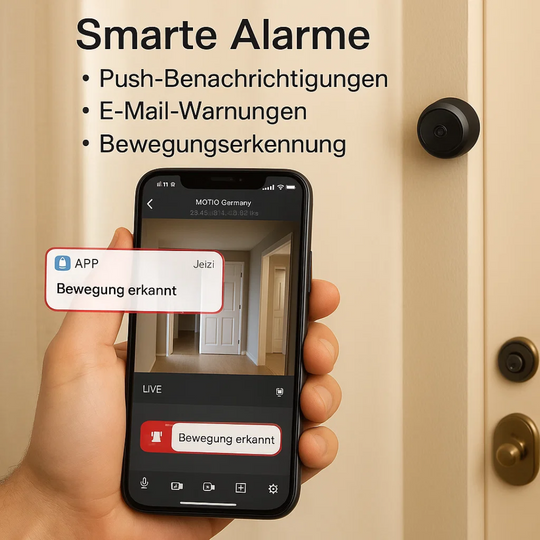 HomeSight | Mini WiFi Kamera 1080P HD Nachtsicht Überwachungskamera Decorique.de