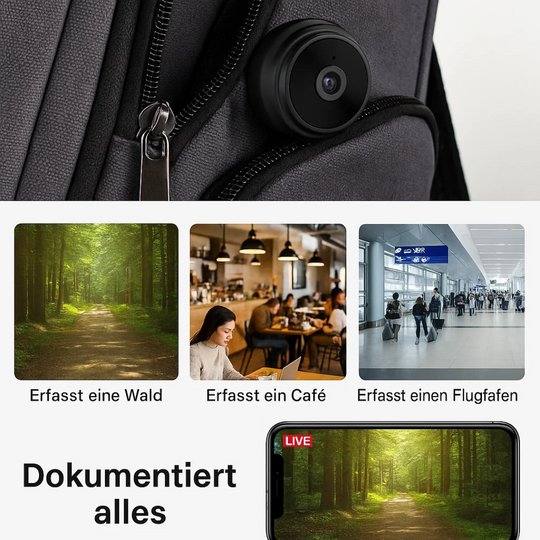 HomeSight | Mini WiFi Kamera 1080P HD Nachtsicht Überwachungskamera Decorique.de