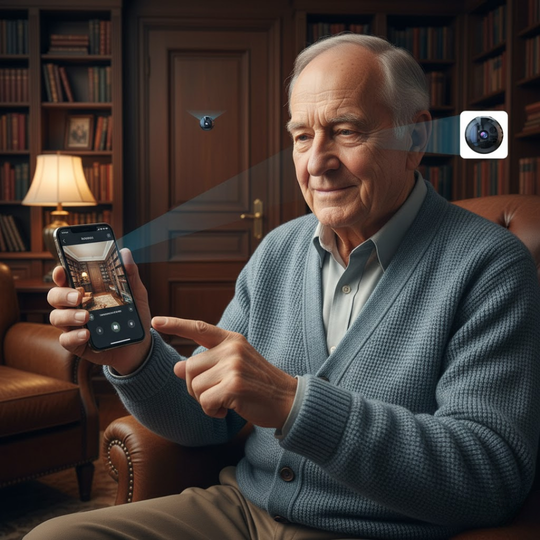 HomeWatch | Magnetische Mini-Überwachungskamera mit App-Steuerung Decorique.de