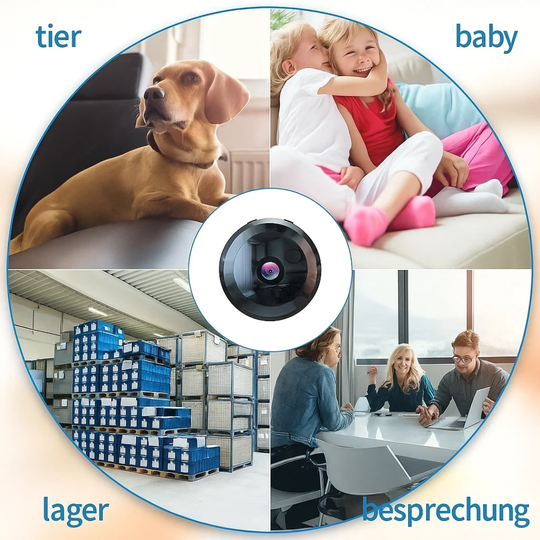 HomeWatch | Magnetische Mini-Überwachungskamera mit App-Steuerung Decorique.de