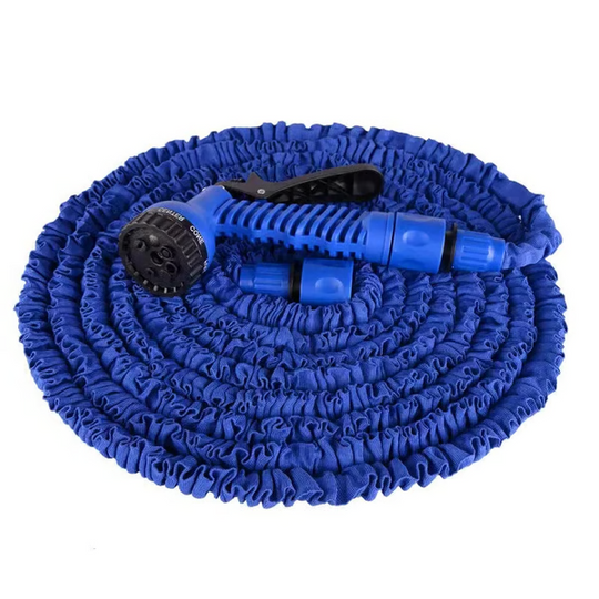 HoseMate | Erweiterbarer Schlauch mit 9-in-1 Sprühkopf Blau Decorique.de