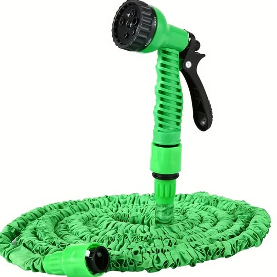 HoseMate | Erweiterbarer Schlauch mit 9-in-1 Sprühkopf Grün Decorique.de