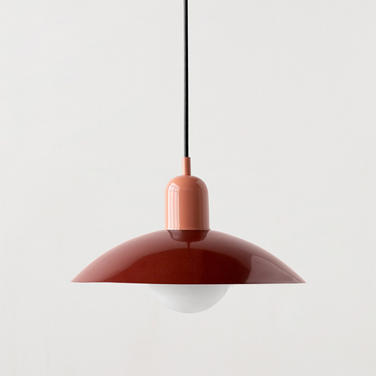 HueDrop | Macaron Bauhaus Pendelleuchte Rot Rosa Decorique.de