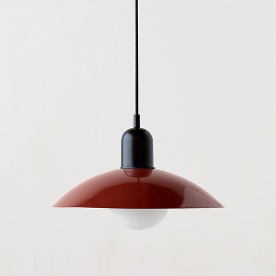 HueDrop | Macaron Bauhaus Pendelleuchte Rot Schwarz Decorique.de