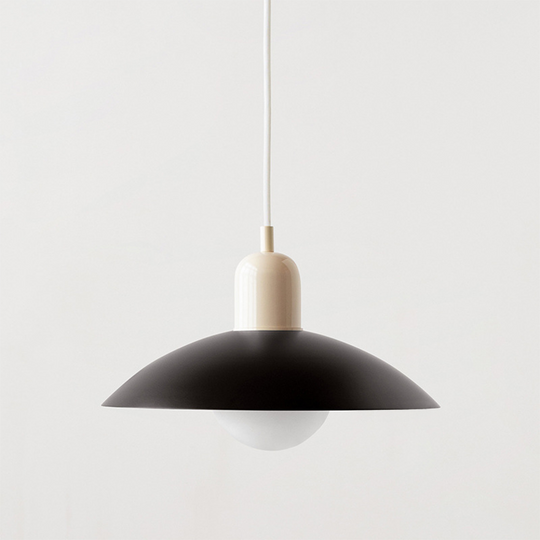 HueDrop | Macaron Bauhaus Pendelleuchte Schwarz Weiß Decorique.de