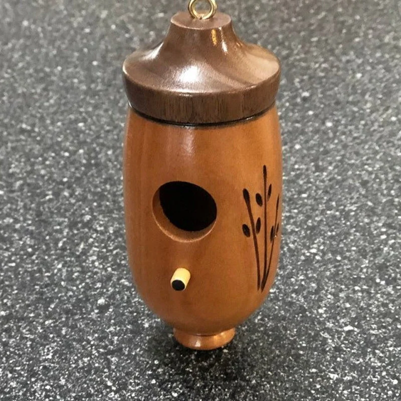 HummiHome | Niedliches Harz-Kolibrihaus für Frühling & Garten Kirsche Decorique.de